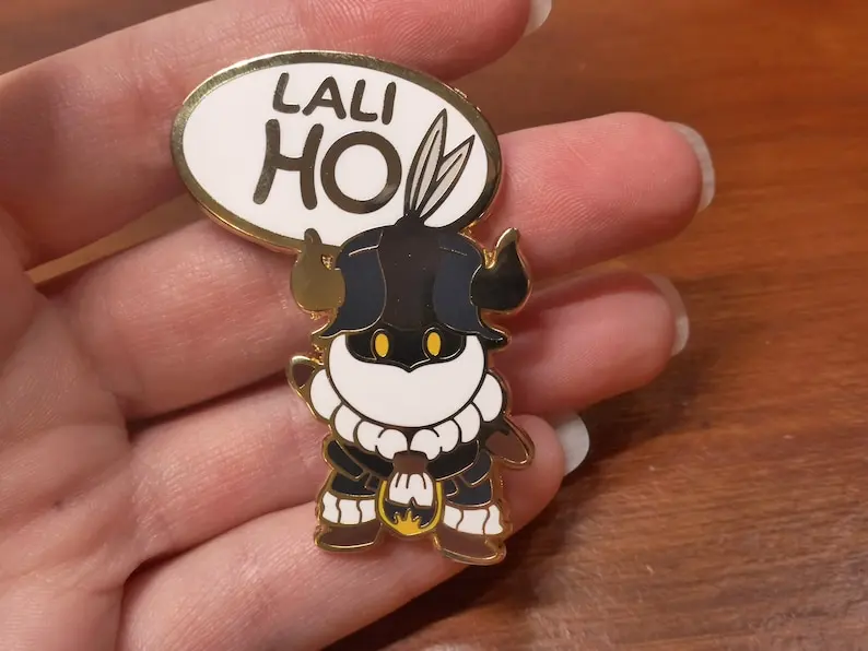 LALI HO! Final Fantasy XIV Dwarf Enamel Pin