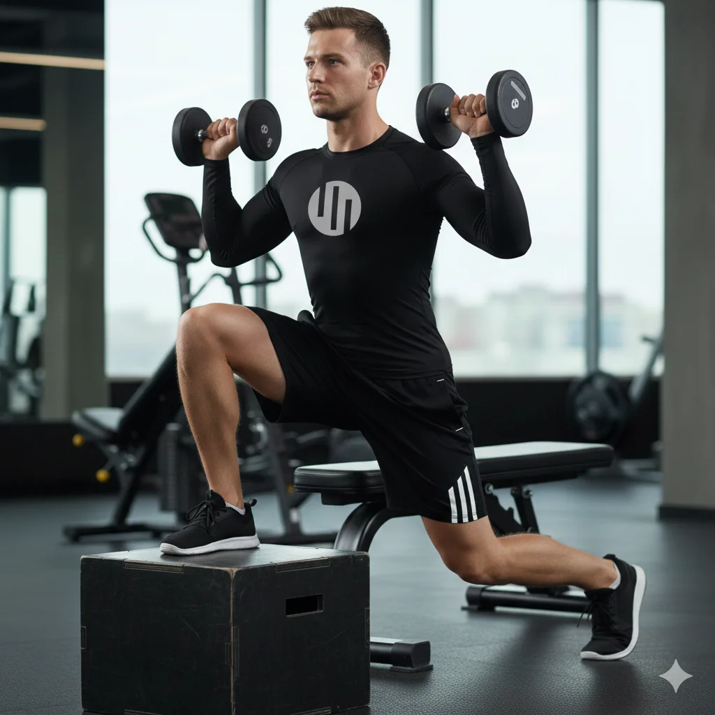 Men's Compression Long-Sleeve T-Shirt – Quick-Dry UV-Protective Base Layer Second Skin Autumn Winter