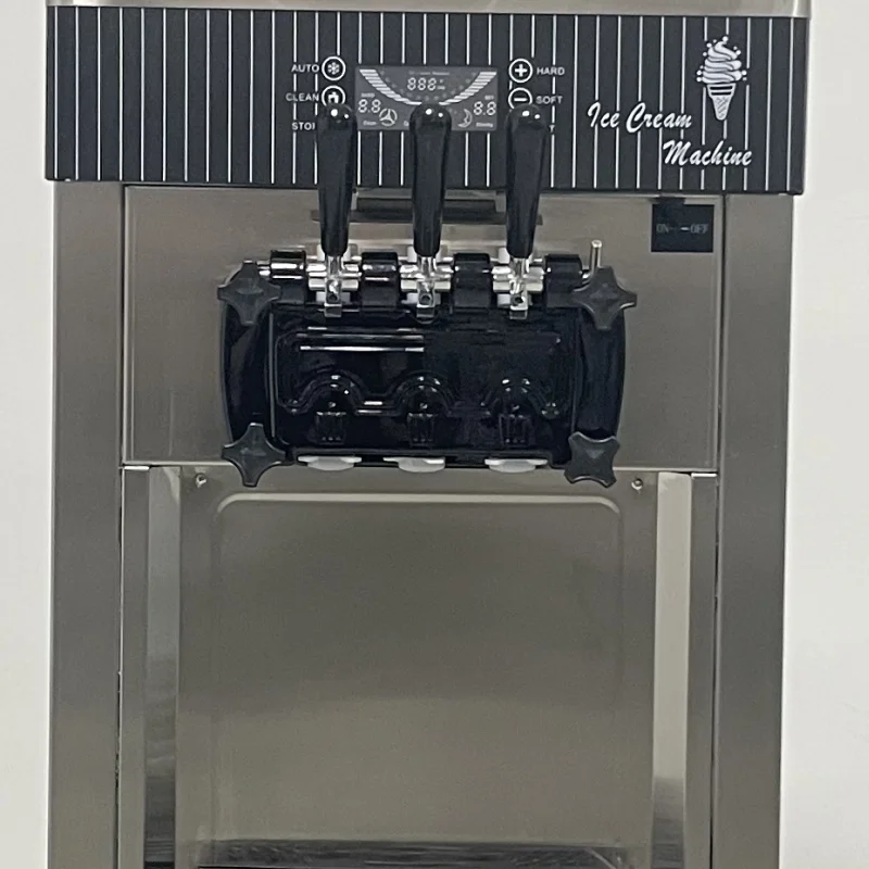 

The high-capacity ice cream popsicle machine tastes good, and the commercial ice cream ice cream machine is soft.
