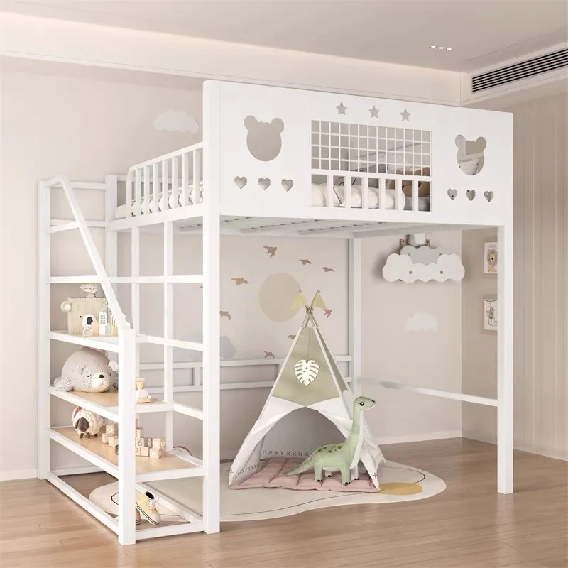 

Upper and lower bed Children's double raised bed