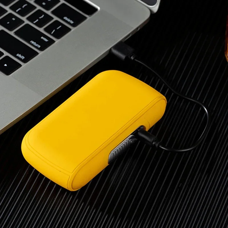 Multifunctional USB Cigarette Lighter Cigarette Case Portable Rechargeable Lighter 10pcs Cigarette Case