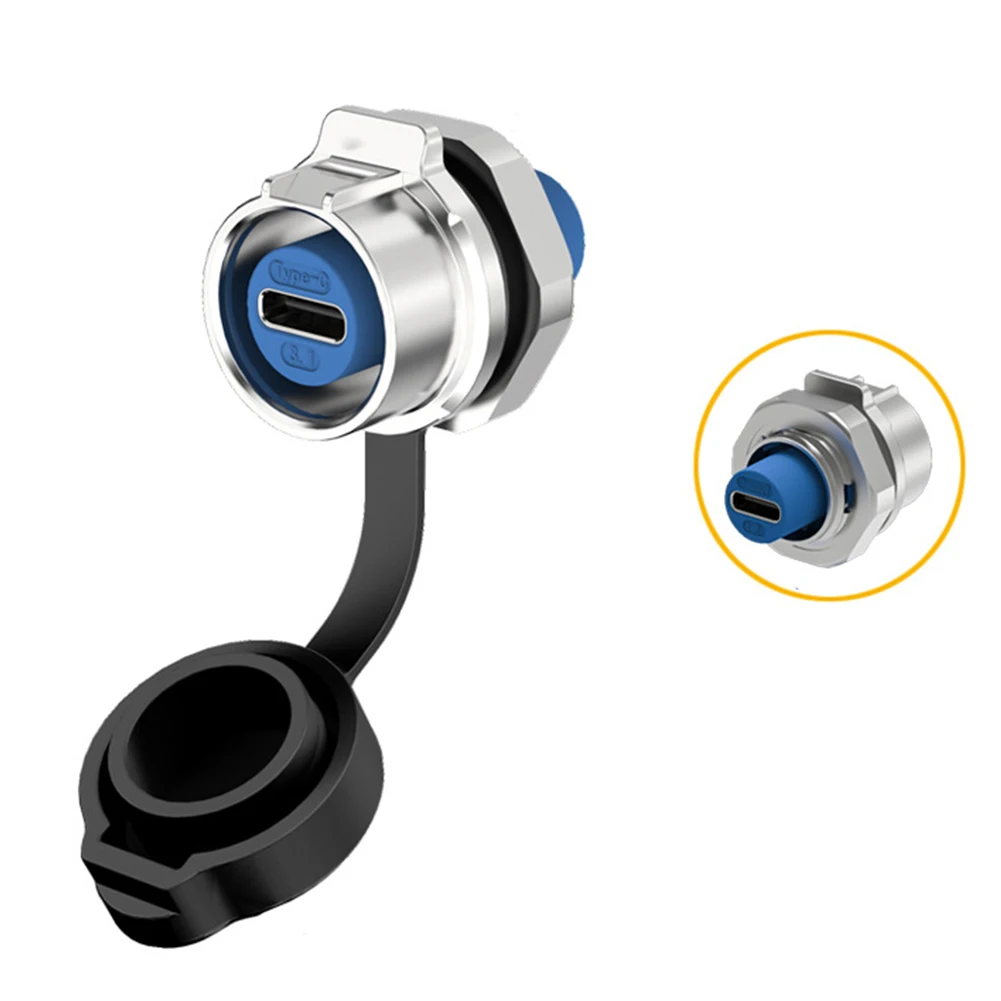 3.1 Data Port Female Socket For Harsh Environments 5A High Current Rating 1900 Mating Cycles For Industrial Equipment