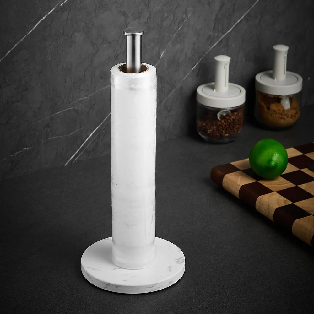 

Держатель для кухонных бумажных полотенец, подставка для пищевой пленки, вертикальный органайзер для салфеток для ванной и кухни