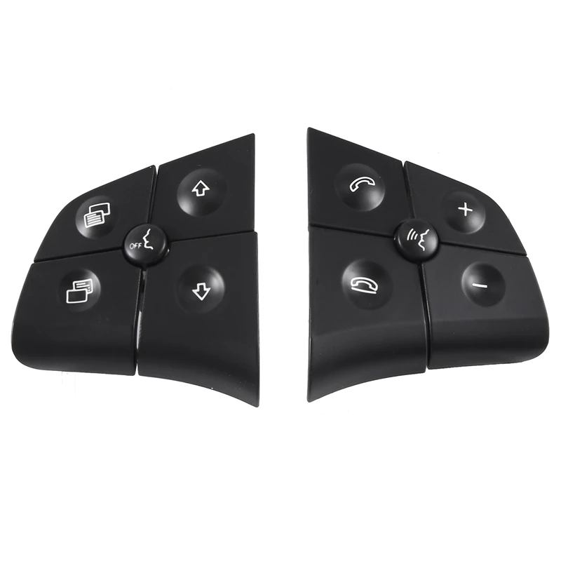 

Black 5 Keys Steering Wheel Button Multi-Function Switch Button Switch Button Parts For Mercedes-Benz ML GL B R