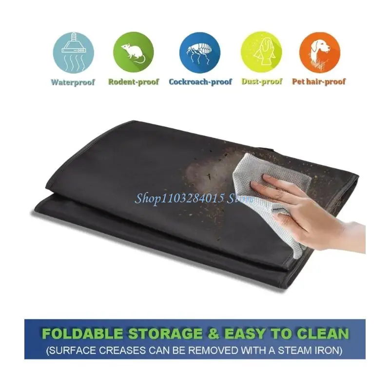 R6FF Convenient Printer Storage Cover Features Open Bottom Design For Quick Use