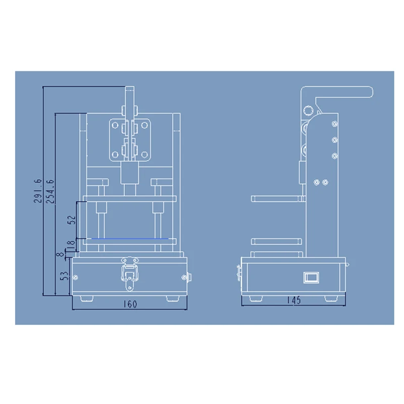 PCB Testing Jig PCBA Tester Embryo Frame Universal Test Frame Test Stand Circuit Board Detection Bracket Fixture 130x70MM