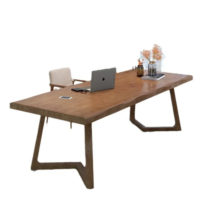 Modern simple solid wood computer desk desktop home bedroom desk work desk writing  calligraphy Chinese painting table