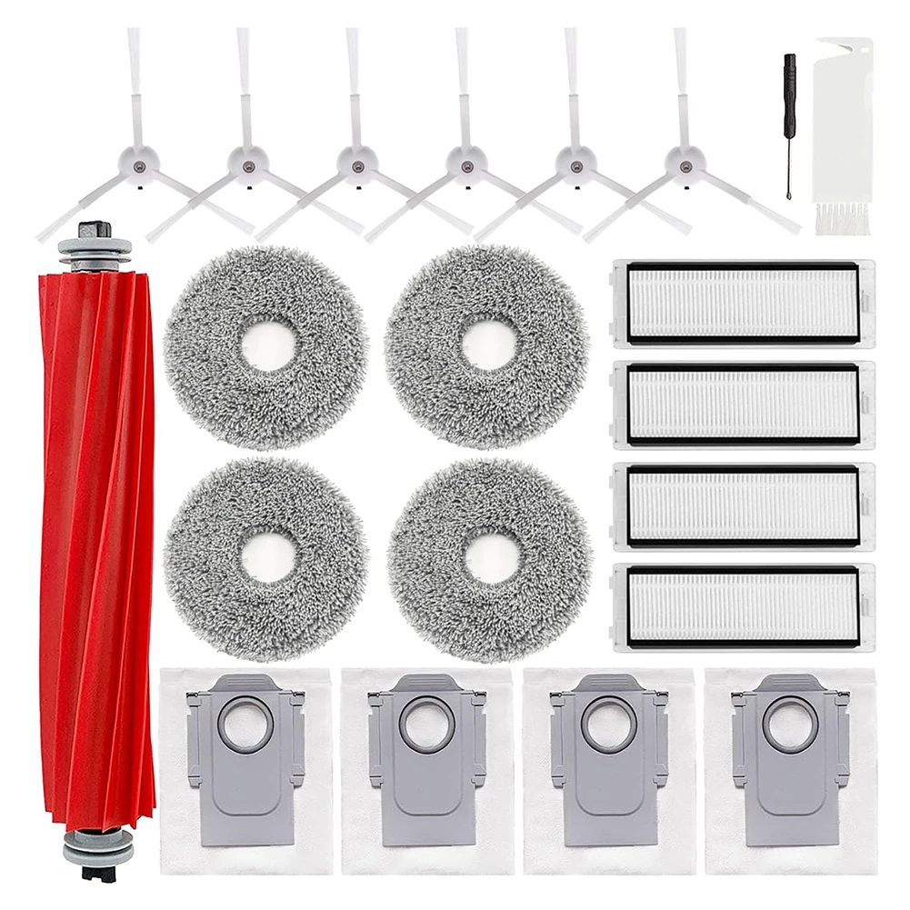 Kit de sacs à poussière pour P10 A7400RR, rouleau principal, brosse, filtre, brosse latérale, tampons de vadrouille, pièces de rechange, accessoires