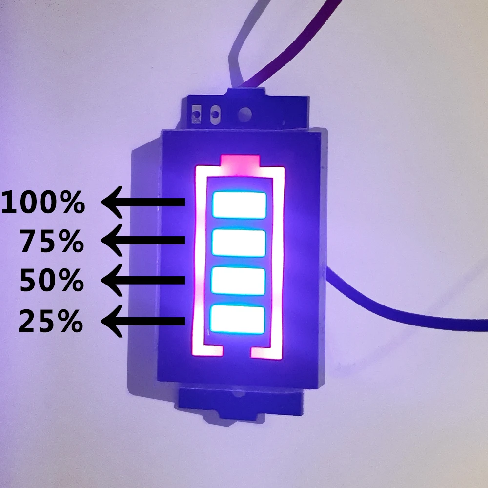 1S 2S 3S 4S 6S 7S Series Li Lithium Battery Capacity Indicator Display Module Electric Vehicle Battery Power Tester for 18650