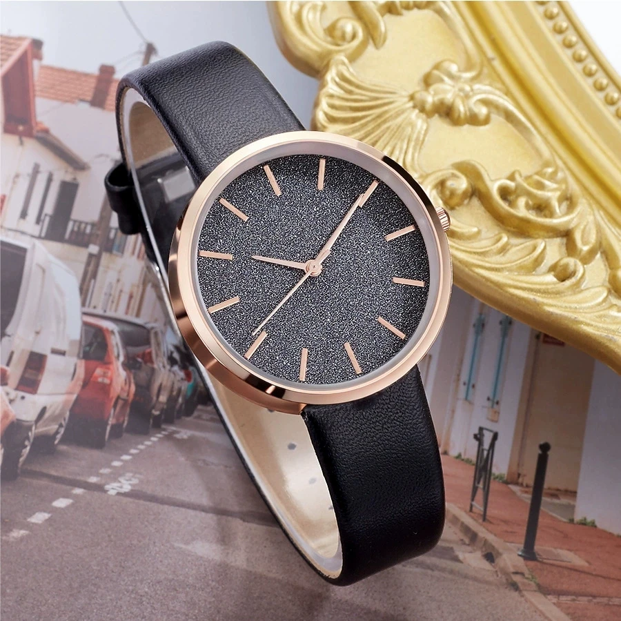 New Fashion Woman Luxury Matte Leather Watch Women Small Wrist Watches Students Casual Quartz Watches For Gifts Reloj Mujer Hot