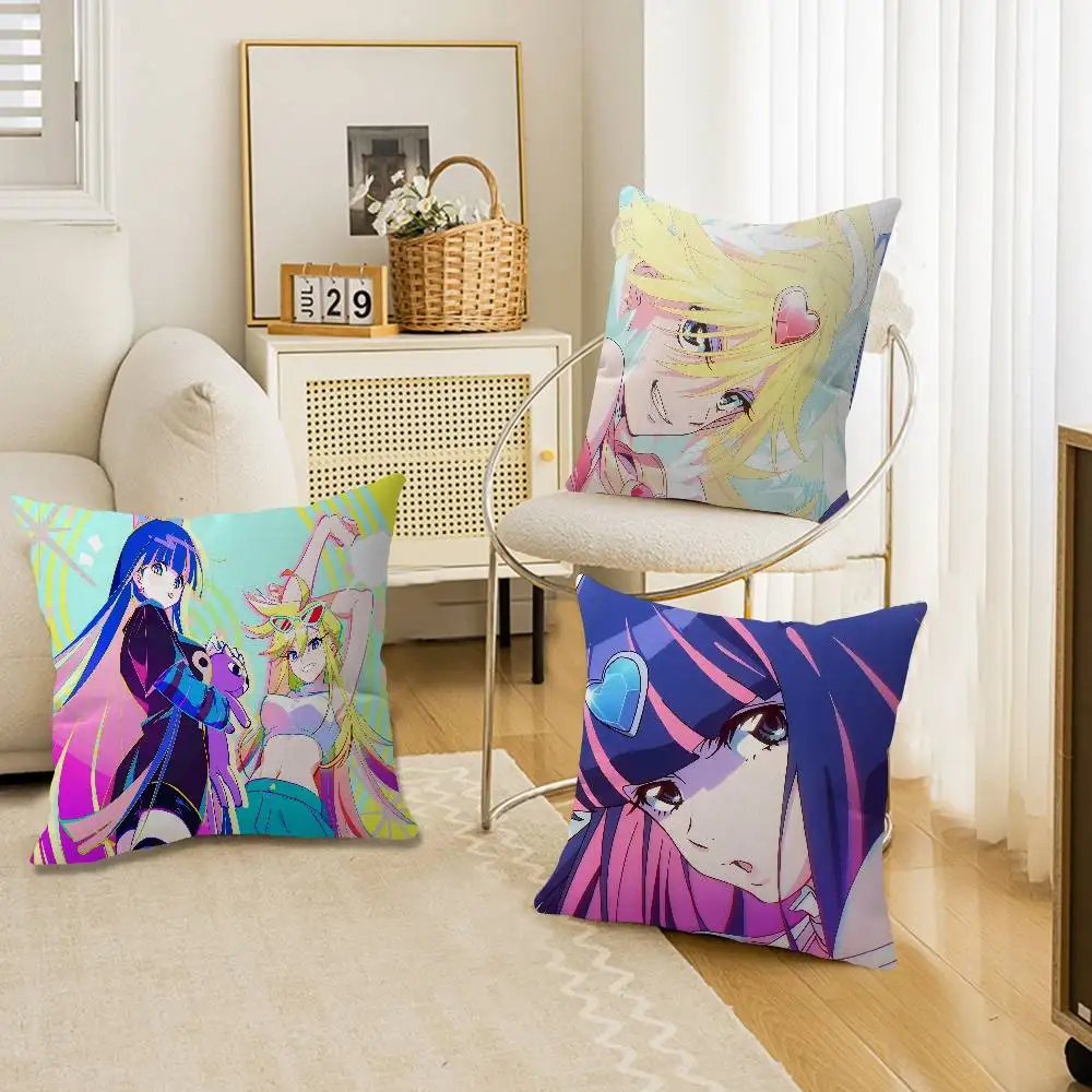 P-Panty-And-Stocking-With-Garterbelt Bold-Surreal Personalized Pillow Cover Kids Bedroom Wild Party Decor Pillowcase kid Gift