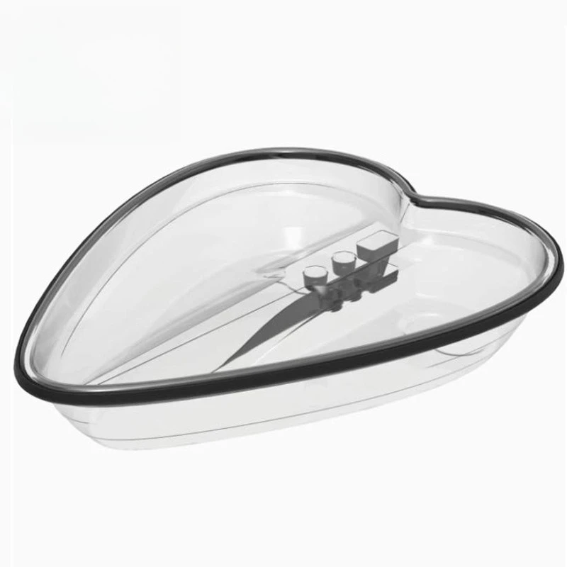 Transparent heart sightseeing inflatable boat rubber boat canoe crystal glass canoe outdoor sports