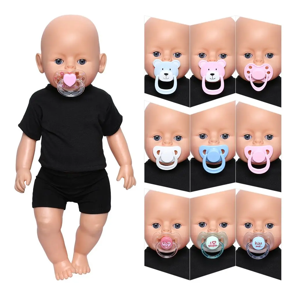 1PC Cute Lovely Doll Magnet Pacifier ABS Plastic New Baby Dummy Nipples Simulation Pacifiers DIY Kids Toy Handmade Accessories