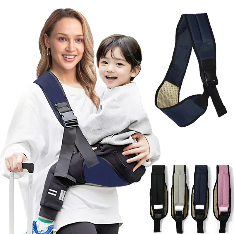 Baby Carrier Baby Sling Wrap Soft Wrap Sling for Newborns Baby Carrier Scarf Toddler Boys Girls Sling Wrap Suspenders Adjustable