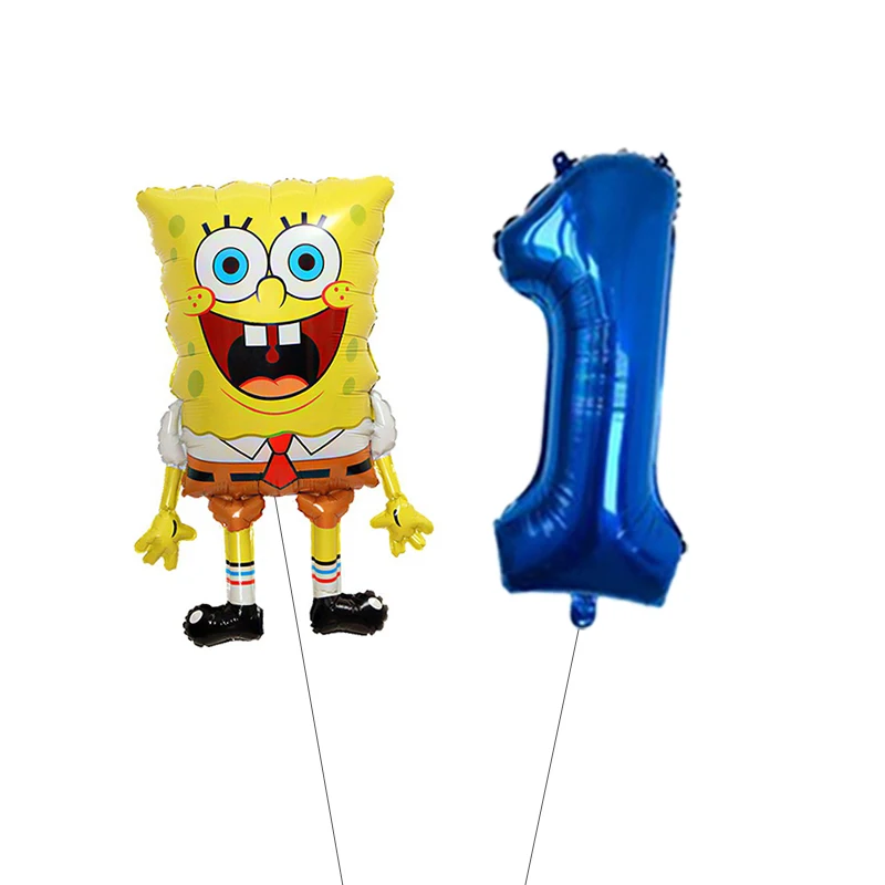 Niedliche SpongeBob Schwammkopf Aluminiumfolien-Ballons für Kindergeburtstage, Babypartys, Eventdekoration und Partyzubehör – Detail 19