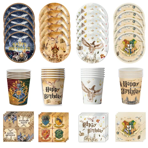 미니소 해리 포터 시리즈 미니 콩, 누워 자세 과립 블라인드 박스, 애니메이션 주변 자동차 장식 입상, 데크탑 여아 선물 