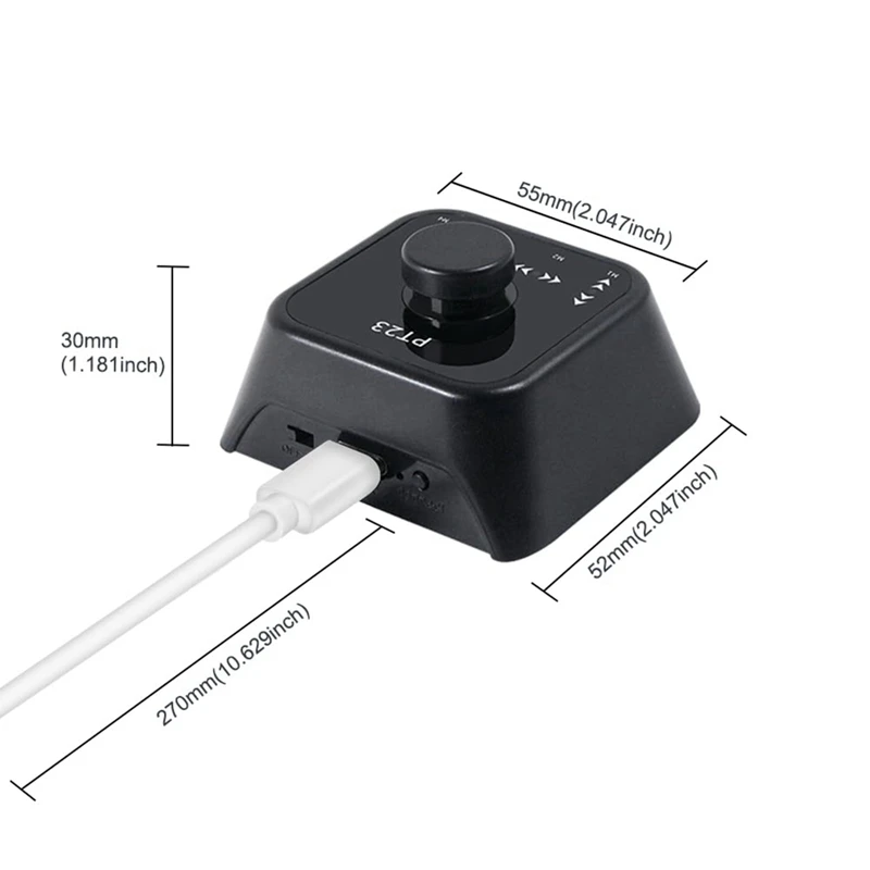 Bluetooth Wireless Page Turner Rechargeable Customize Foot Switch Pedal For Phone Electronic Music Scores E-Books Easy Install