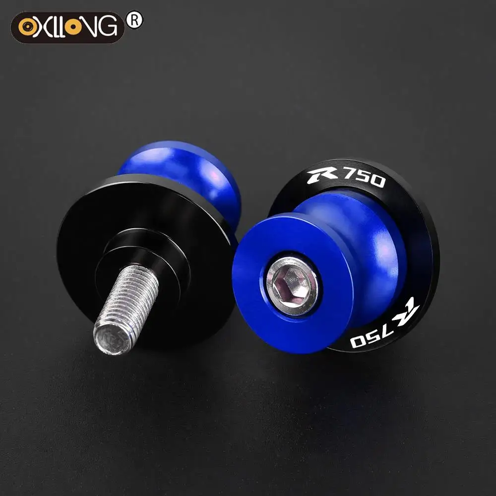 For GSXR750 GSX-R 750 2004 2005 2006 2007 2008 2009 2010 2011 Accessories CNC Swingarm Spools Slider Rear Stand Screws