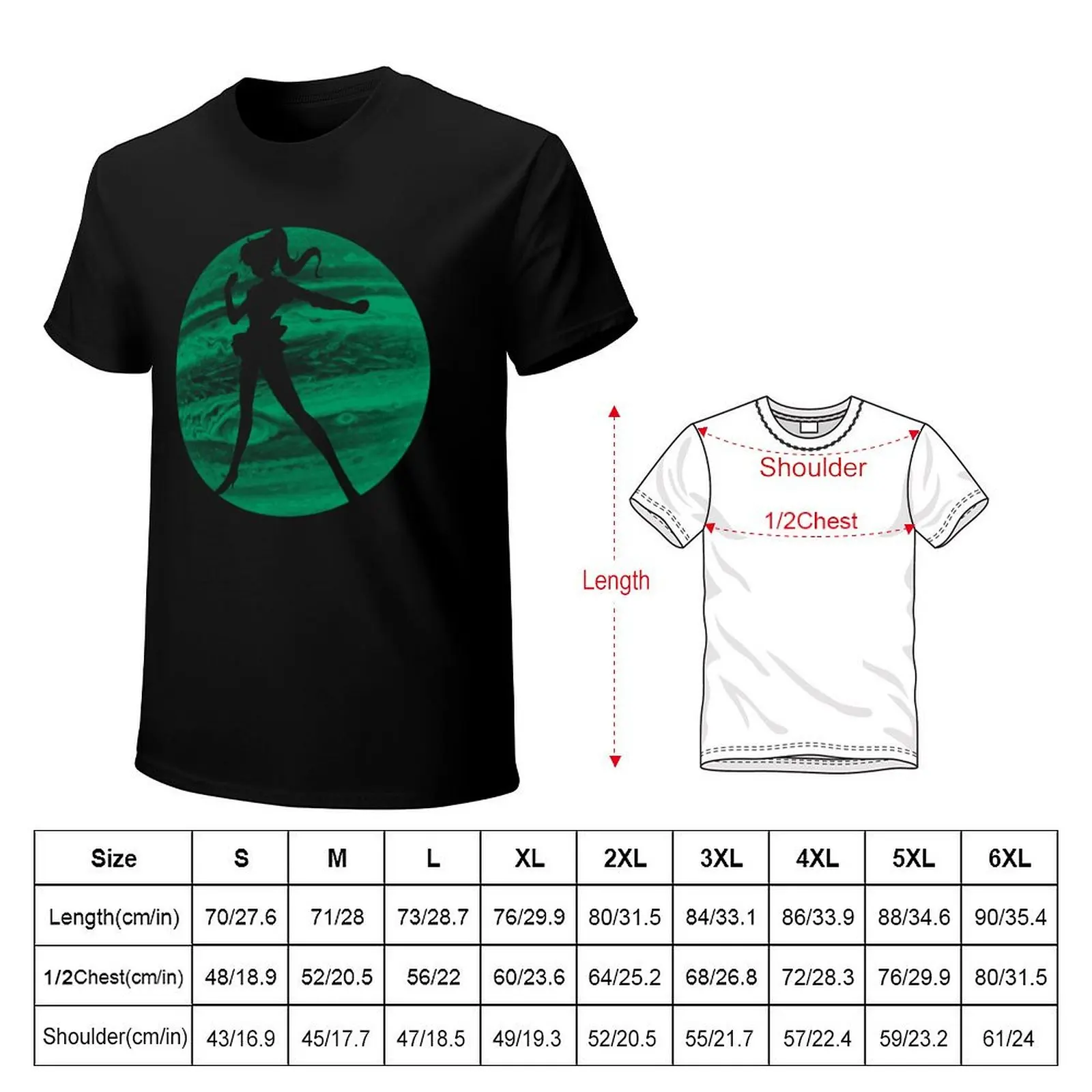 Planet Jupiter T-Shirt Work Duty Casual T-Shirt