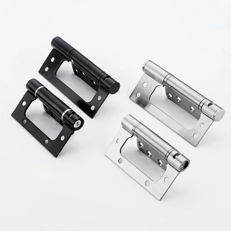 Stainless Steel Concealed Door Hinge with Hydraulic Self-Closing Mechanism Automatic Door Closer for Elegant Integration
