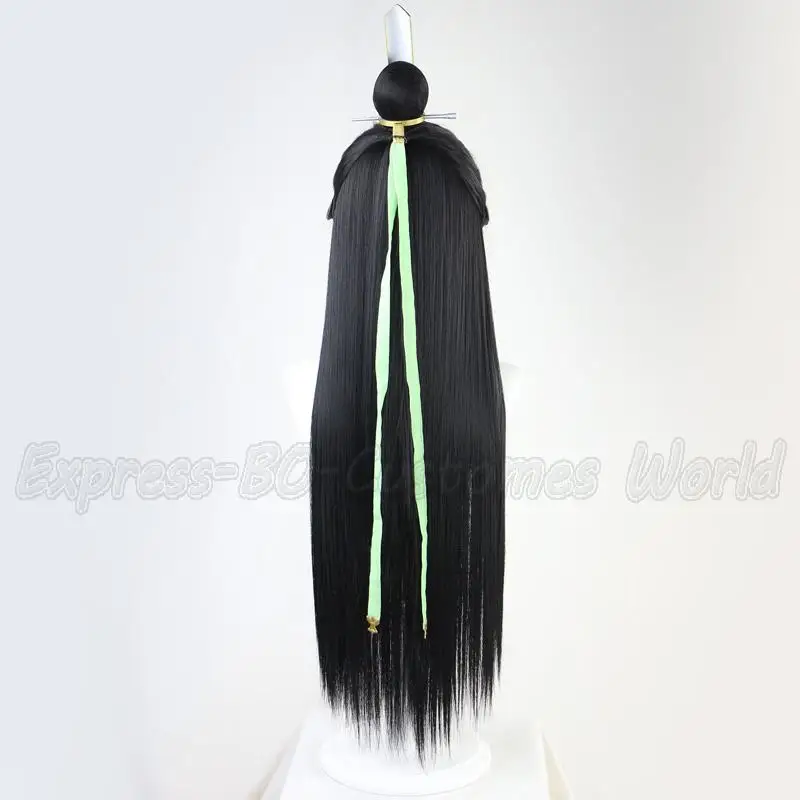 Anime Scum Villain Self Saving System, Shen Qingqiu ultraviolet, Style Prairie, Cosplay Hair Crown Médiateur wear, Halloween Party Wig, Wig Cap