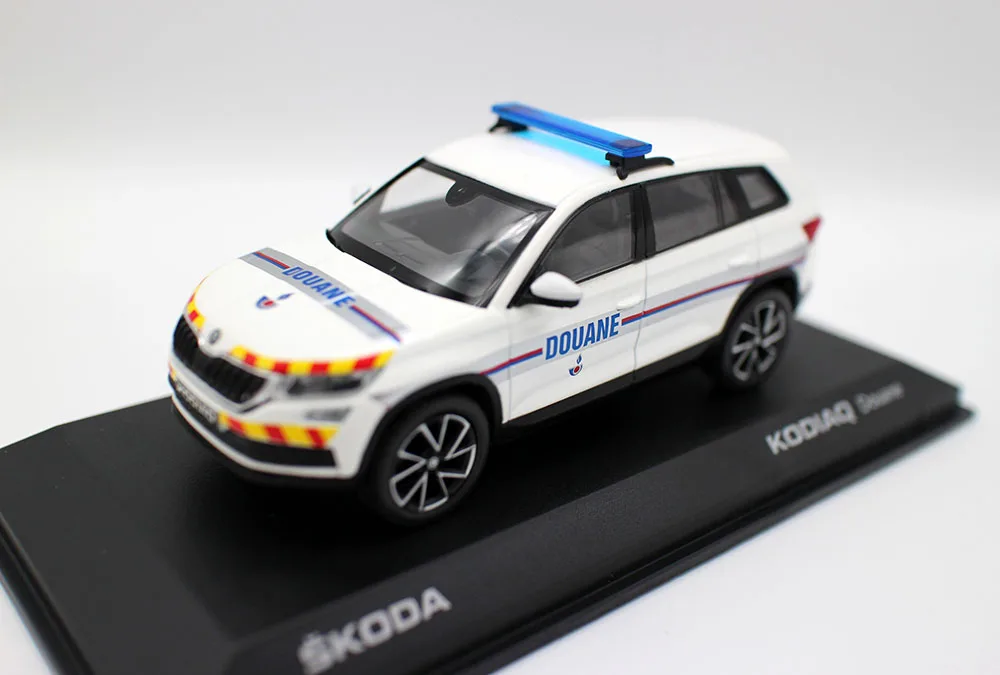 NorRev Model 1:43 Skodaa KODIAQ Douane Police-car Diecast Alloy Toys for collection gift