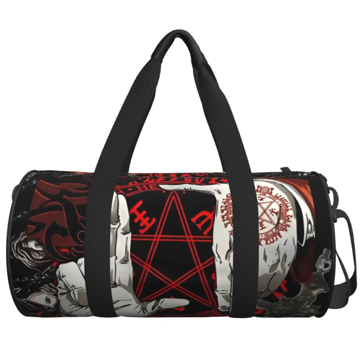 

Alucard Hellsing Спортивная сумка Тренировочные спортивные сумки Мужчины Женщины Дизайн с обувью Графическая сумка для фитнеса Оксфордские сумки