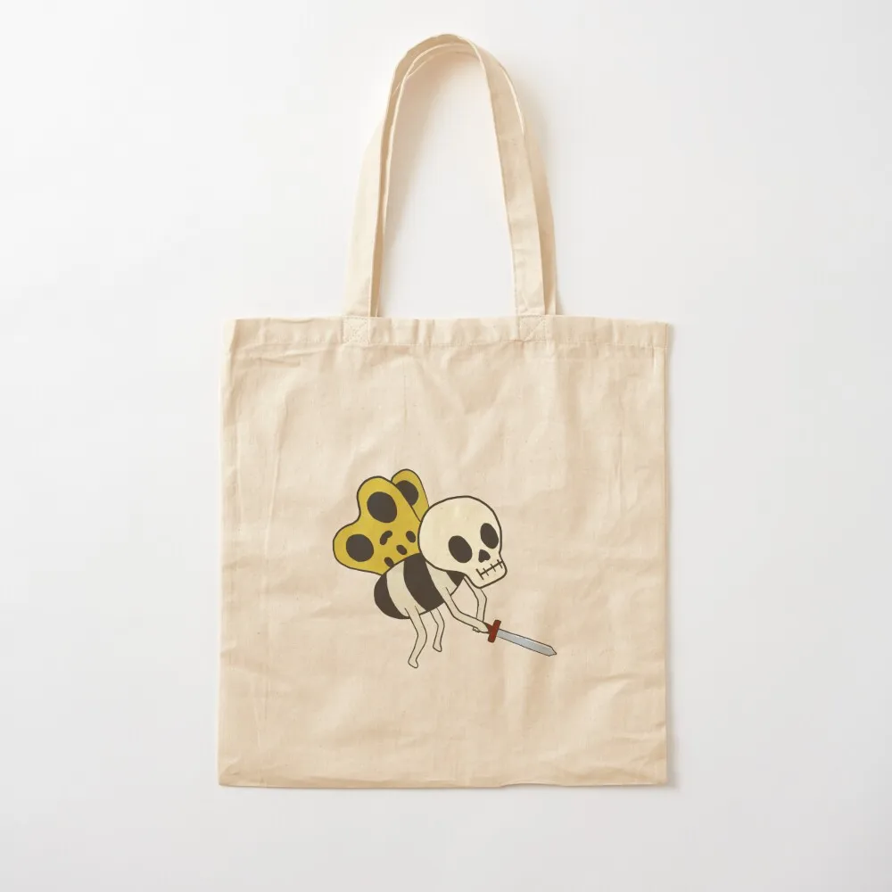 skeleton butterfly Tote Bag foldable reusable bag Handbags women woman shopping bag Large bags for women