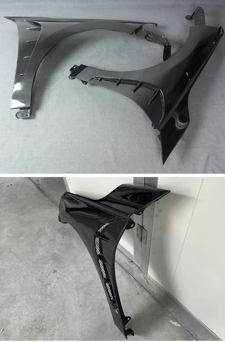 For Honda 11th Gen for Civic FL1 FE1 Customized Full Carbon Fiber Vented Front Fenders High Quality Auto Parts Application