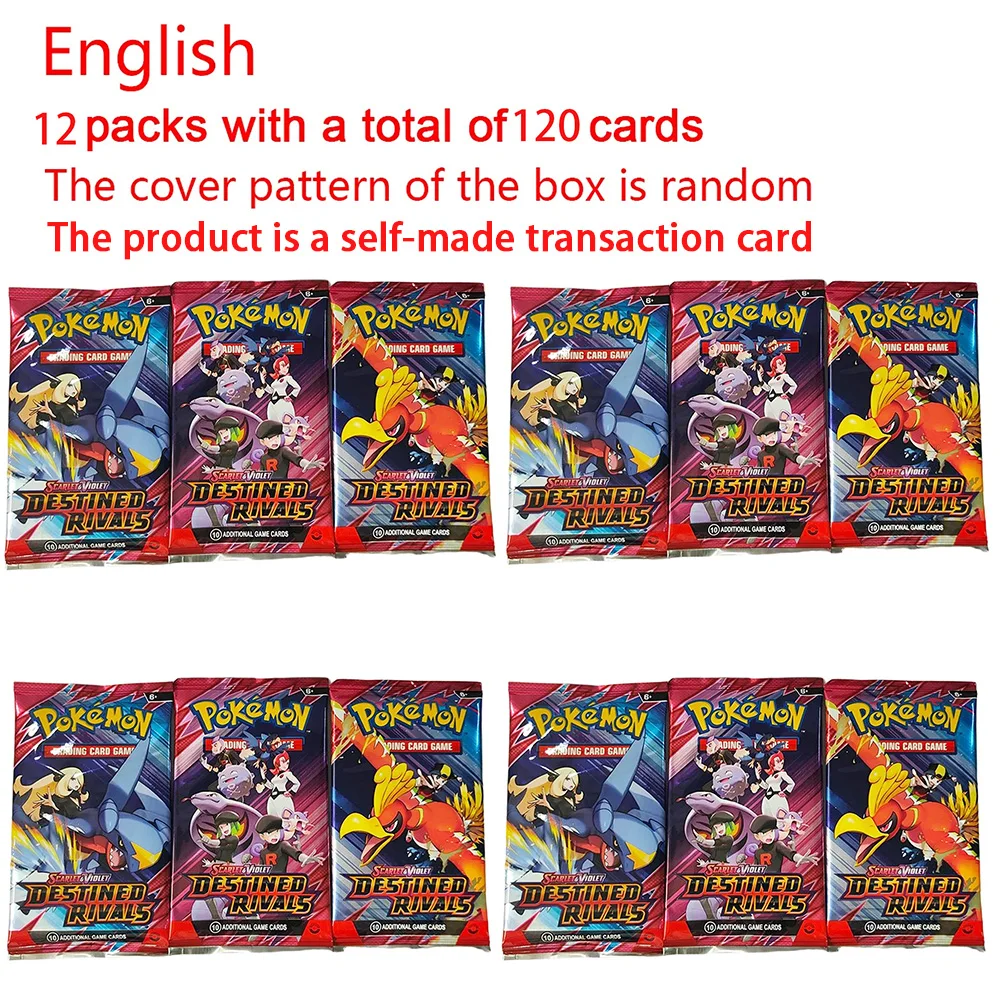 36-pack Pokémon TCG: Scarlet & Violet Eternia Astral Radiance Obsidian Flames Booster Box Pokémon Game zelfgemaakte kaarten