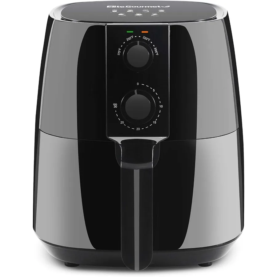 

EAF4617 Electric Digital Hot Air Fryer 1350Watts Oil-Less Healthy Cooker with Precise Timer and Temperature Controls for Hassle