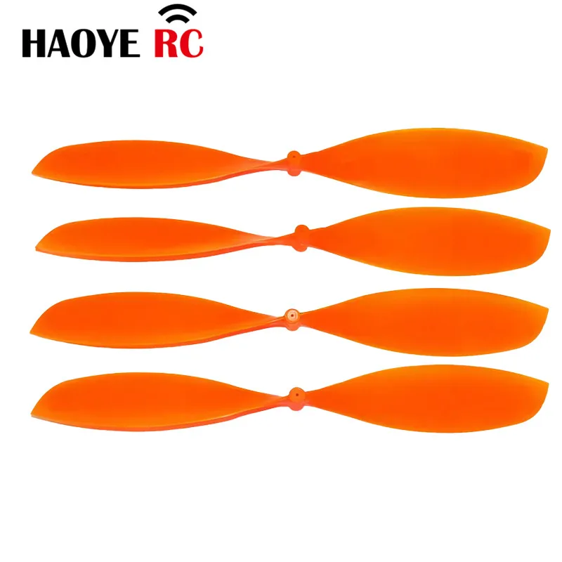 

Haoye 10 Pcs Propeller 6-12 Inch For RC Rubber Band Powered Aircraft Model Orange/ Silver grey/Black Color For RC Model Plane