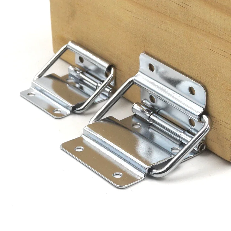 90 Degree Angle Hinge Lift Support Cabinet Box Hardware Fitting for Furniture and Luggage 2 Pieces