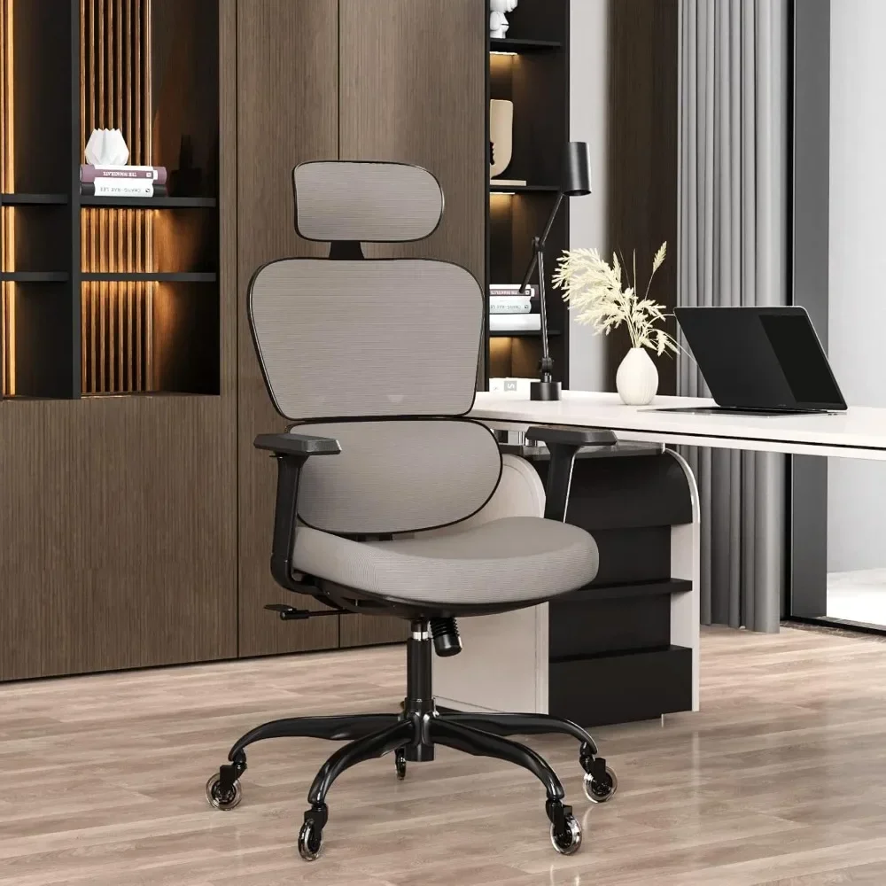 

Ergonomic Office Chair - Mesh Office Chair High Back, Rolling Desk Chair, Executive Swivel Chair, Computer Chair with 3D Adjusta