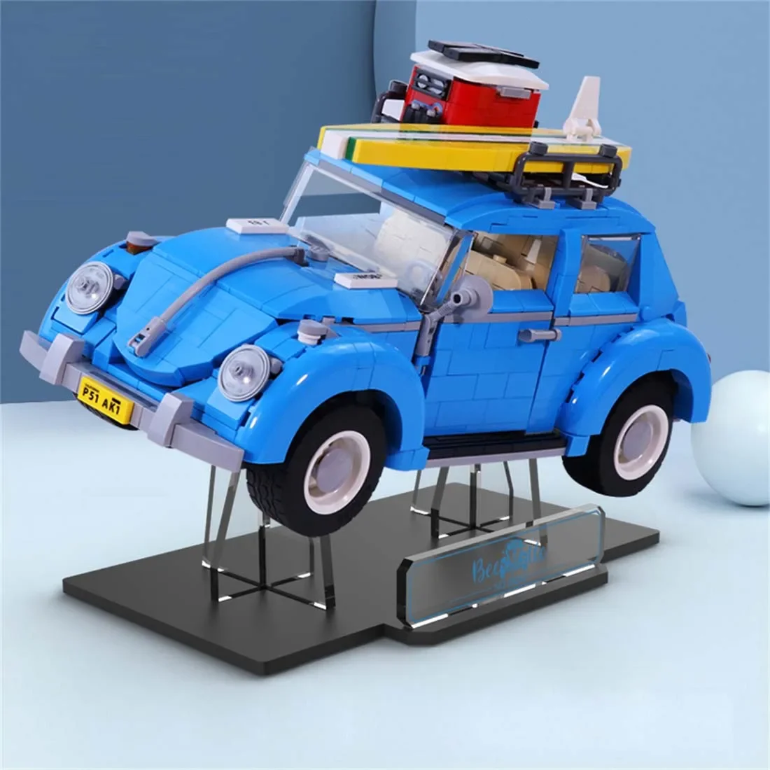 Acrylic Display Stand for Lego 10252 Building Blocks Vehicle Assemble Bricks Car Expert Toys Gifts For Boys Kid