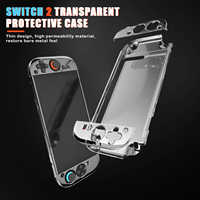 PC Clear Hard Case for Switch 2 Split Protective Case Cover Cover Anti-scratch Crystal Protector Case Anti-fall Protective Shell