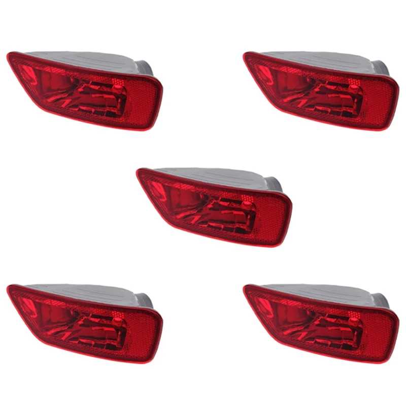 

5X Rear Right Fog Lamp For Dodge Journey,Jeep Compass Grand Cherokee 11-16 Tail Bumper Lamp Fog Lights Rear Bumper Light