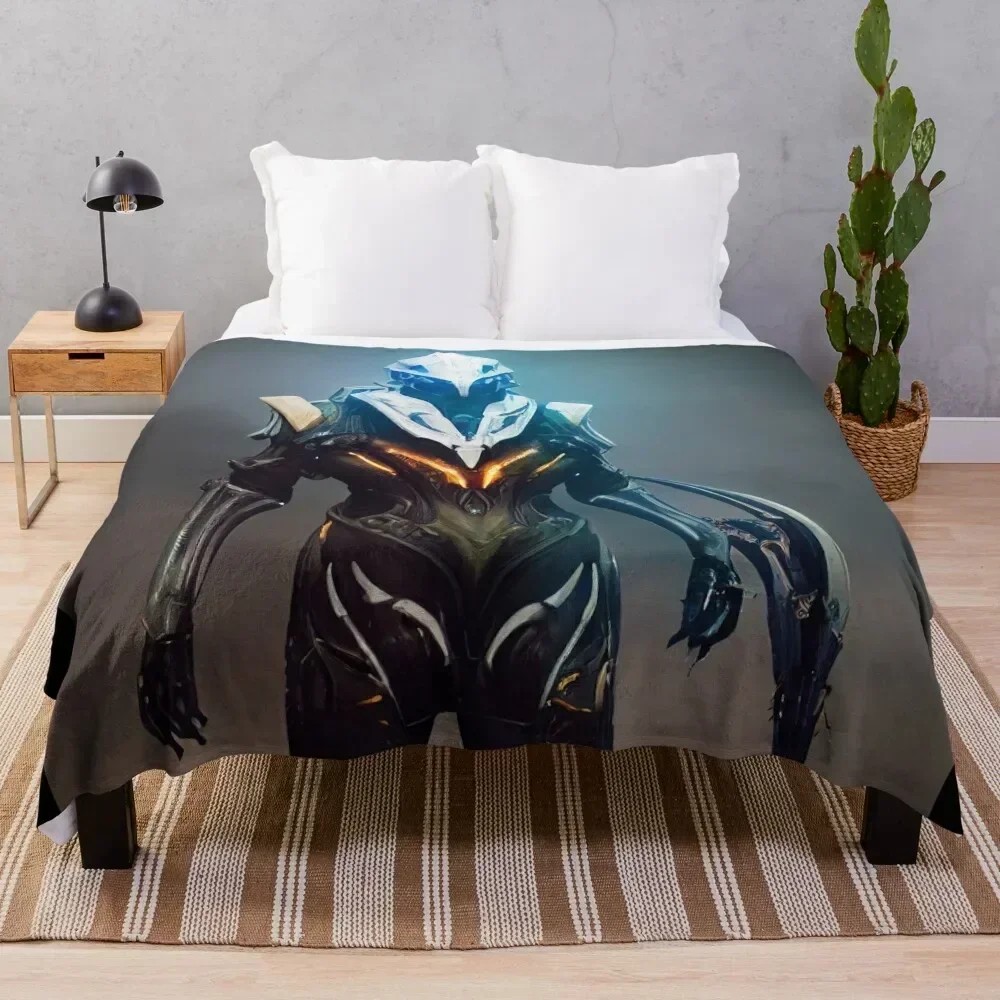 

warframe Throw Blanket sofa bed funny gift Single Soft Big Blankets