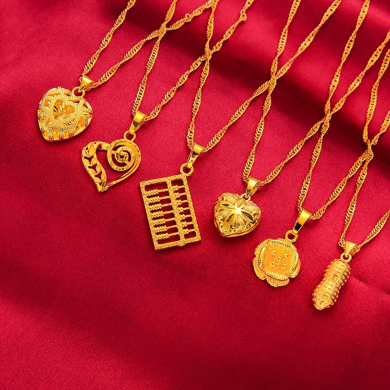 

Позолоченные латунные ожерелья 24K для женщин: цепочки «Волна», «Змеиная кость», «Коробка» — модные украшения под золото оптом