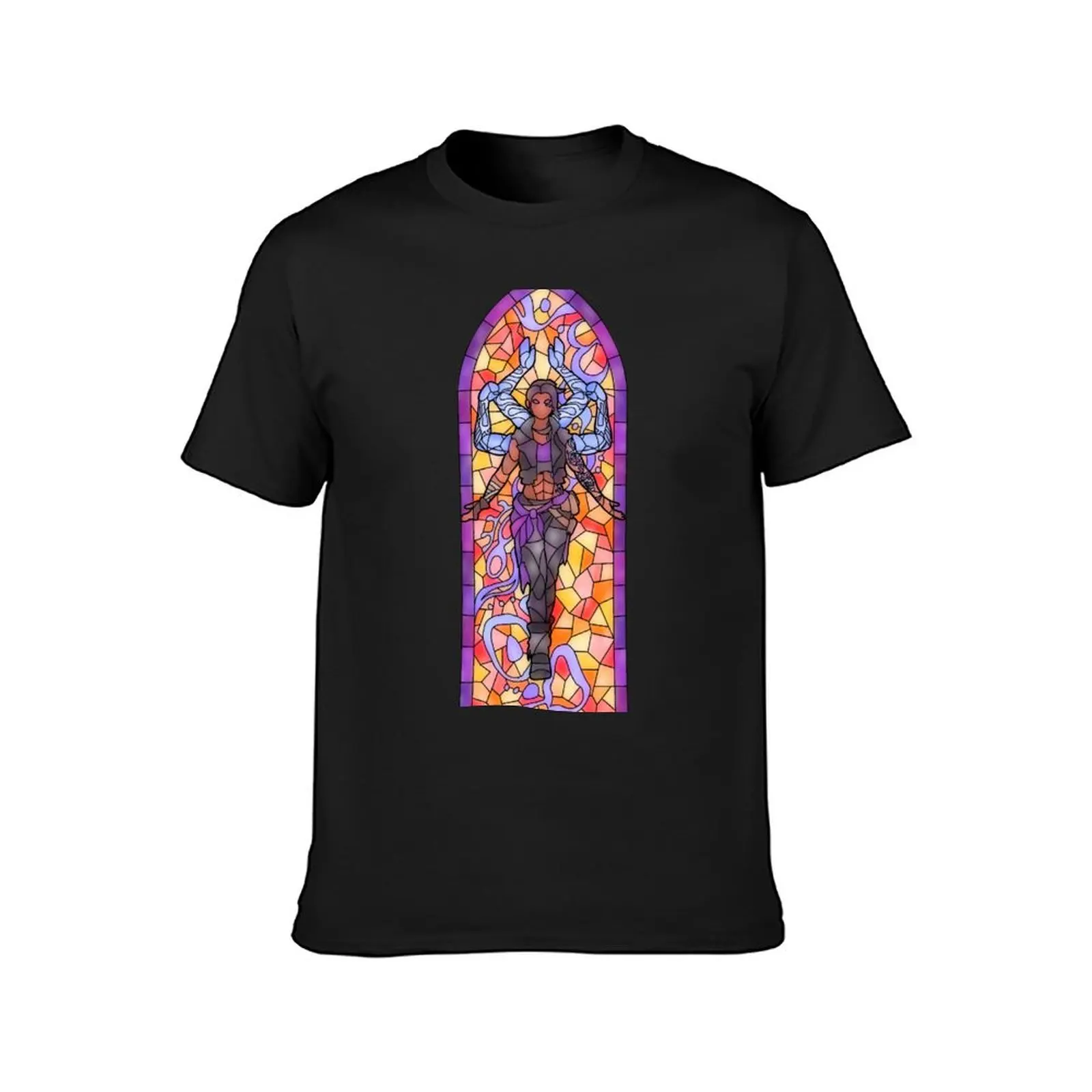 Amara Stained Glass T-Shirt funnys customs design your own Blouse customizeds Men's t-shirt