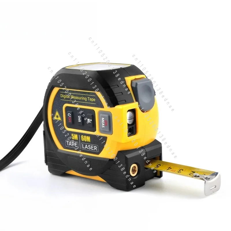 Tape Measure 3-in-1 Infrared Rangefinder Intelligent Electronic Measuring Ruler Steel Tape Measure Measuring Room