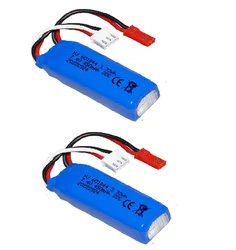 Wltoys K969 K989 284131 RC Car Spare Parts 1/28 Scale Original Parts 7.4V Lithium Battery 450 Mah