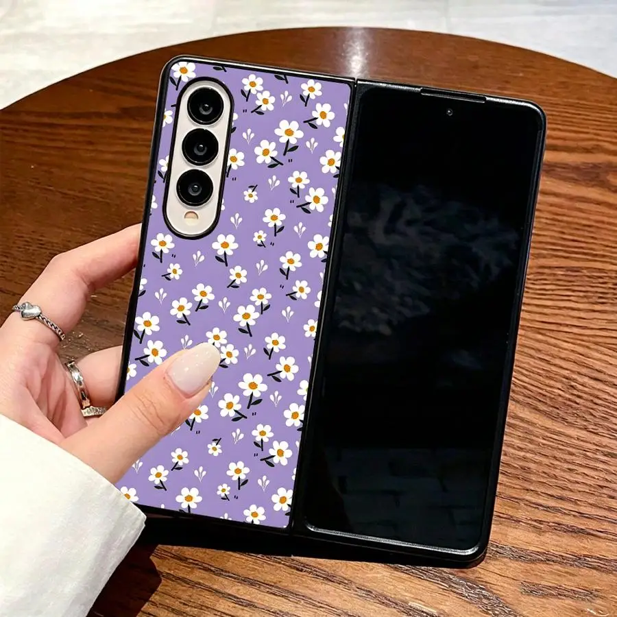 Чехол для Samsung Galaxy Z Flip 7 6 5 4 3 Z Fold 7 6 5 4 3, чехол для телефона с рисунком ромашки
