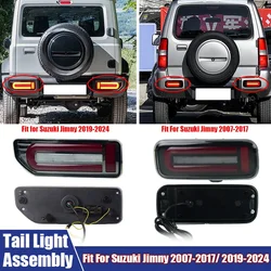 Tail Light Assembly Replacement Car Accessories Fit For Suzuki Jimny 2007-2017/2019-2024 Rear Reversing Turn Signal Brake Light