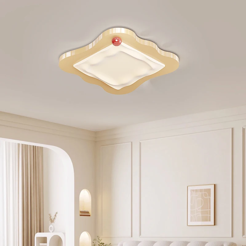 creme estilo led teto luz sala luminaria lampada do quarto decoracao home 01