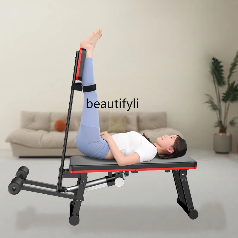 Tracción eléctrica, tendones de columna y lumbares, cama y taburete, elevación, yoga de isquiotibiales, horquilla vertical de fitness, máquina de yoga de una sola pieza