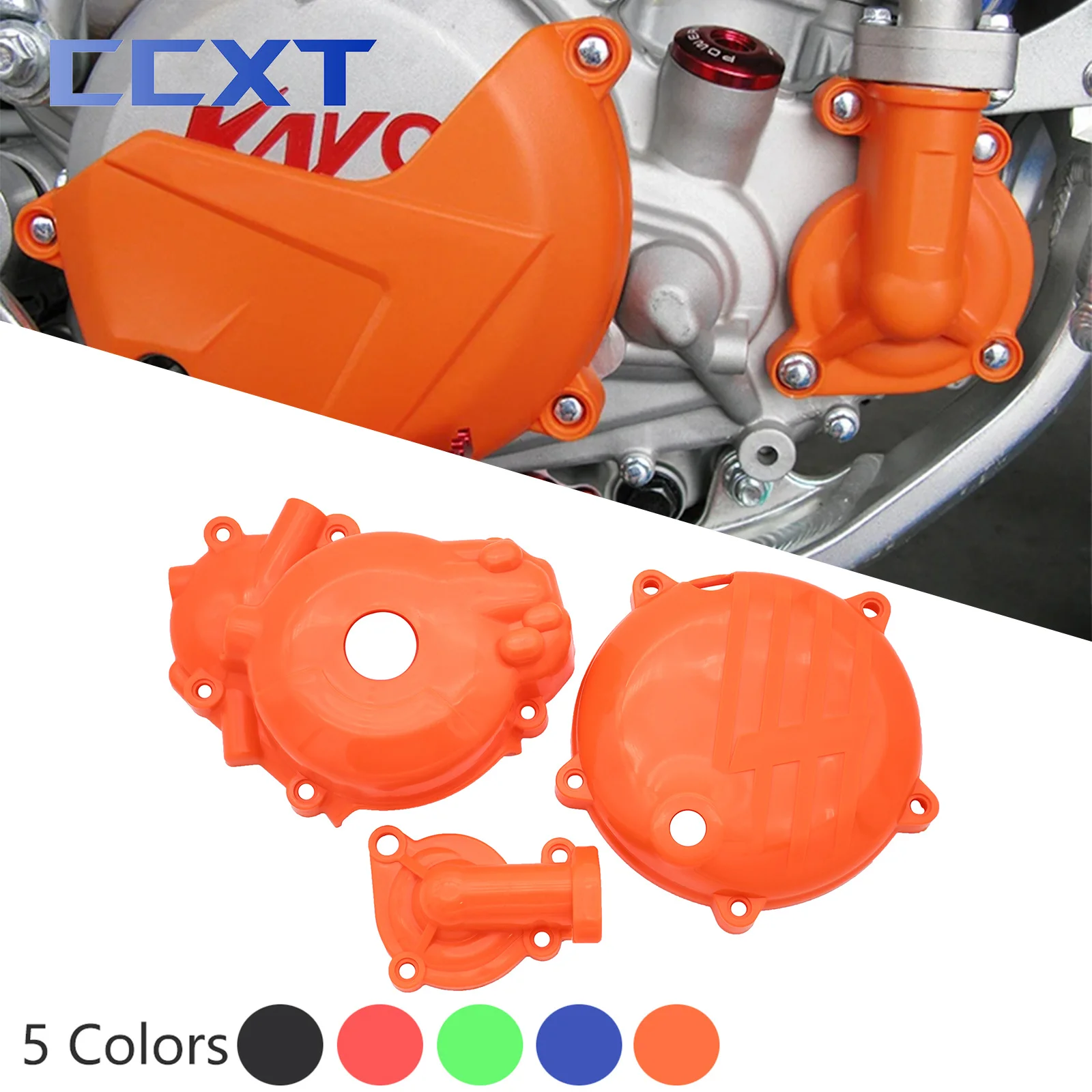 Motorcycle Engine Clutch Protector Ignition Guard Water Pump Cover Protection For Zongshen NC250 NC 450 Motocross Accesorios