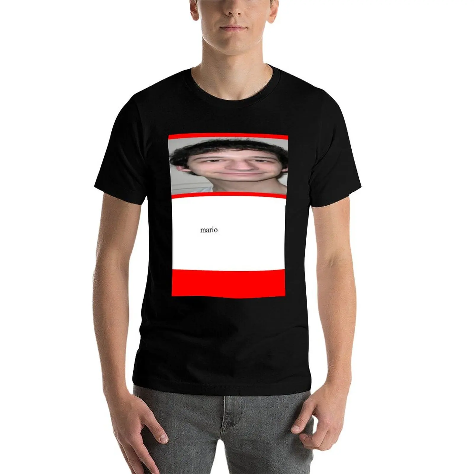 Yandere dev mario تي شيرت رجل تي شيرت الصيف تي شيرت للرجل القطن