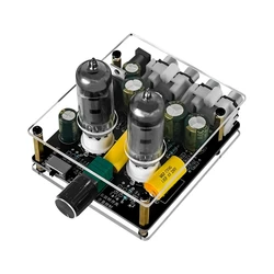 1 Piece 6K4 Tube Preamplifier Amplifiers Hifi Tube Preamp Bile Buffer As Shown Metal Home Theater DC12-16V