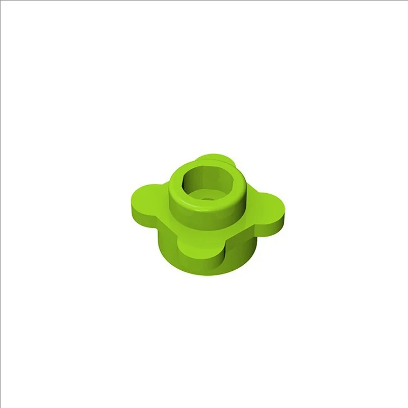 10pcs 33291 28573 Plate Round 1x1 with Flower Edge Block Moc Color Accessories Compatible with Brick DIY Children's Toy